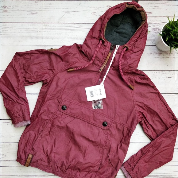 Naketano half zip anorak jacket NWT Naketano half zip anorak jacket NWT
